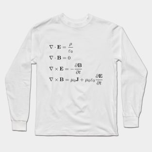 Maxwell's equations Long Sleeve T-Shirt